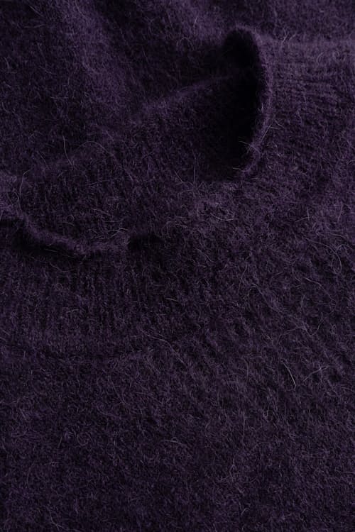 laydown detail image of Nordrevik Baby Alpaca Sweater