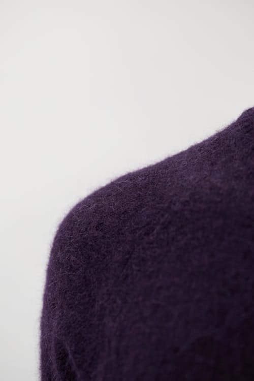 on model image of Nordrevik Baby Alpaca Sweater