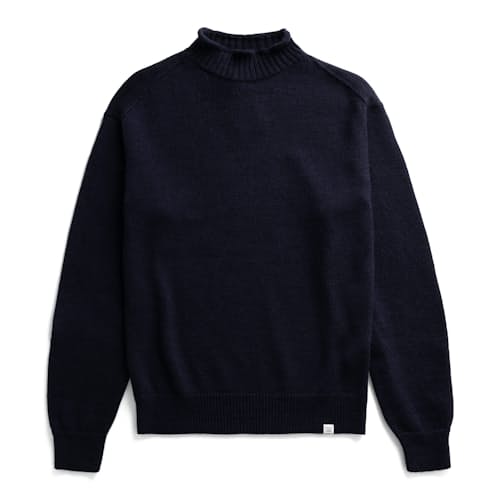 laydown image of Sagvatnet Wool Roll Neck Sweater