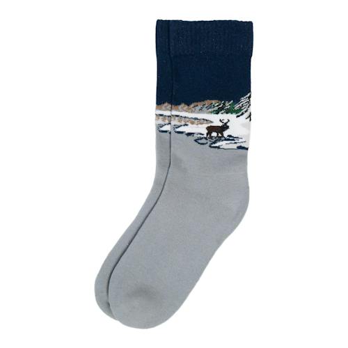 laydown image of Landscape Crew Socks