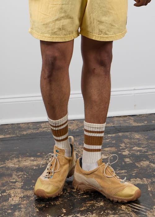 lifestyle image of Mono Stripe Crew Socks