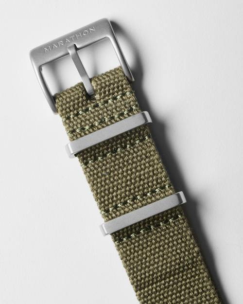 lifestyle image of Marathon x Huckberry 41 mm CeraShell Arctic NAV Watch