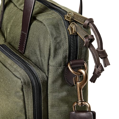 laydown detail image of Dryden Briefcase