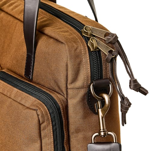 laydown detail image of Dryden Briefcase