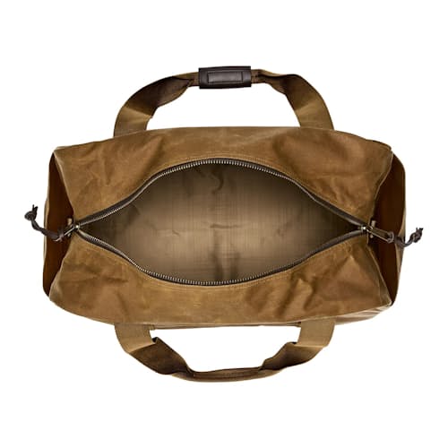 laydown image of TIn Cloth Medium Duffle Bag