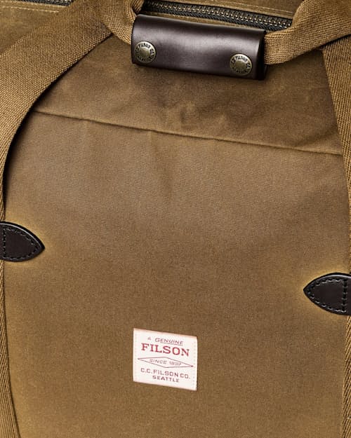 laydown detail image of TIn Cloth Medium Duffle Bag