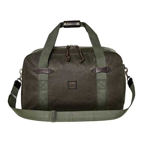 laydown image of TIn Cloth Medium Duffle Bag