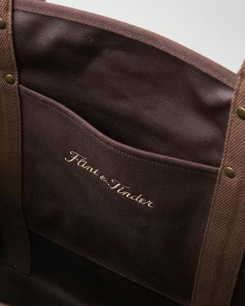 laydown detail image of XL Canvas Tote