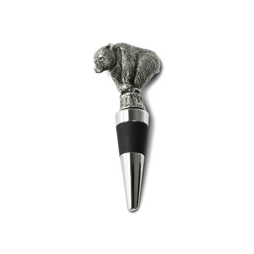 laydown image of Bear Bottle Stopper