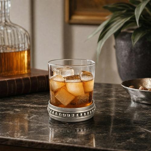 lifestyle image of Medici Beading Double Old Fashioned Glass