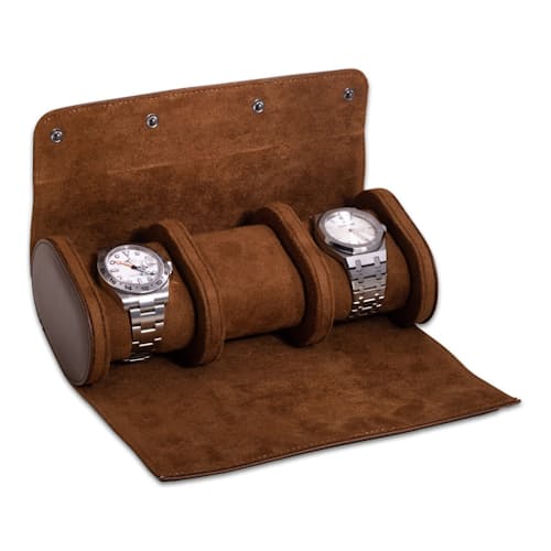 laydown image of Milani Leather Watch Roll