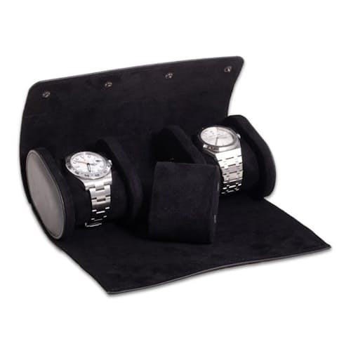 laydown image of Milani Leather Watch Roll
