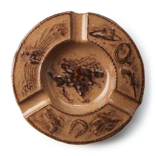laydown image of All Things Cowboy Ashtray