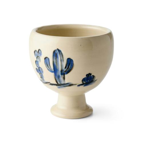 lifestyle image of Blue Cactus Wine Cup