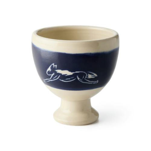 lifestyle image of Blue Horse Wine Cup