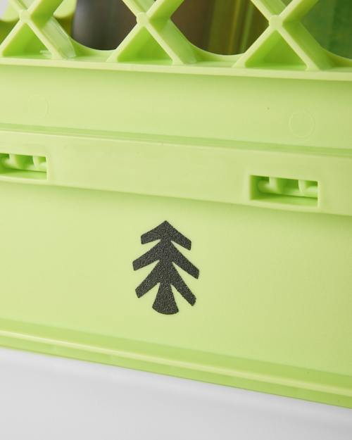 laydown detail image of Collapsible Record Crate