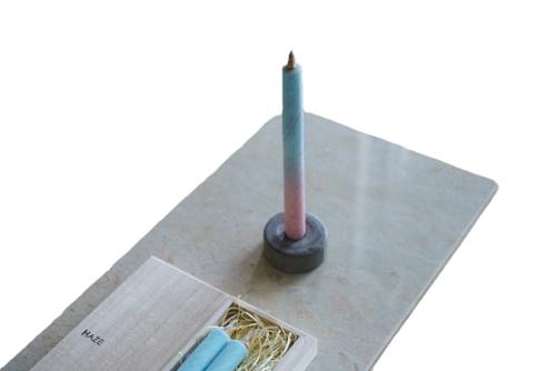 laydown detail image of Traditional Japanese Candle Gift Set of 3 Multi-Colored 