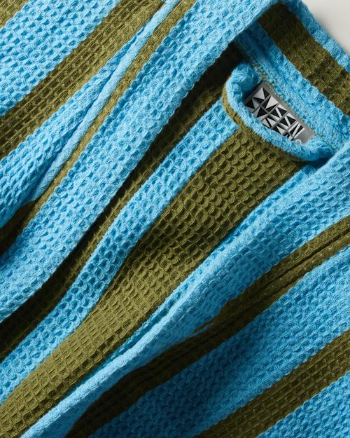 laydown detail image of Waffle Cotton Bathrobe