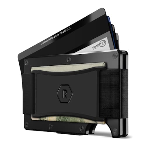 laydown image of Aluminum Wallet