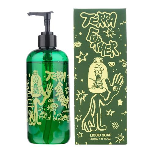laydown image of Terra Forma Liquid Soap