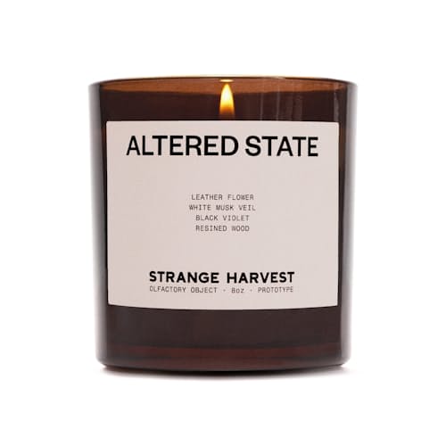laydown image of Altered State Perfumed Candle