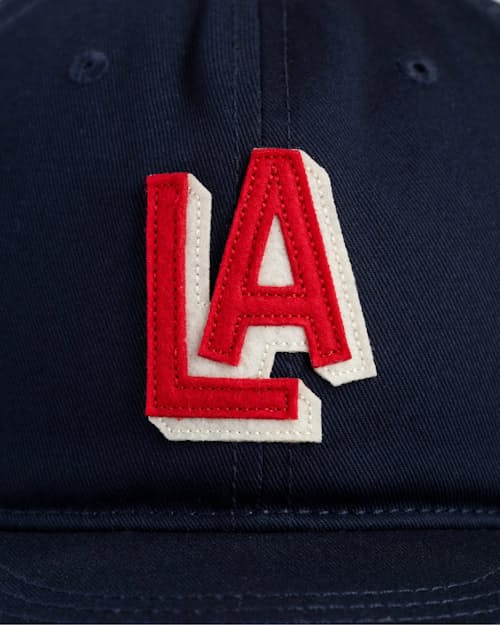 laydown detail image of Los Angeles Angels (PCL) 1942 Cotton Twill Ballcap