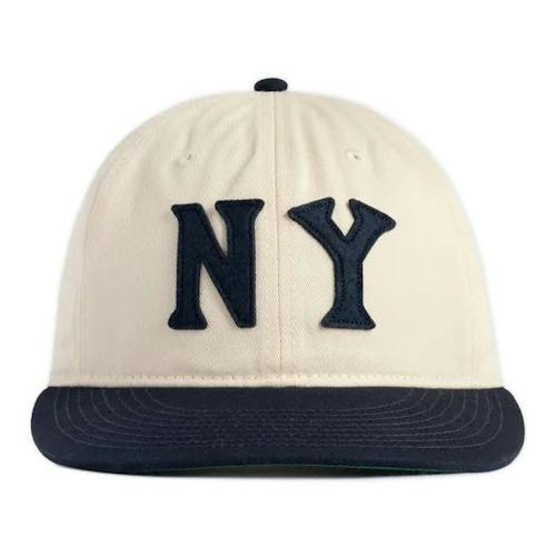 laydown image of New York Black Yankees Cotton Twill Ballcap