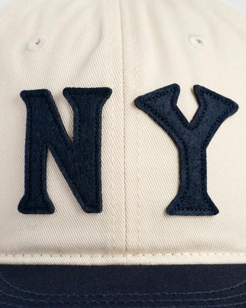 laydown detail image of New York Black Yankees Cotton Twill Ballcap