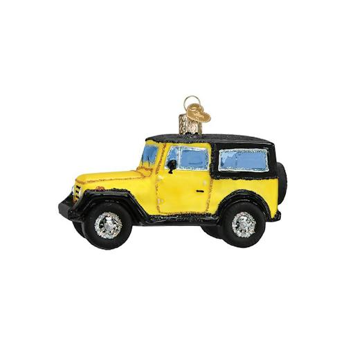 laydown image of Sport Utility Vehicle Ornament