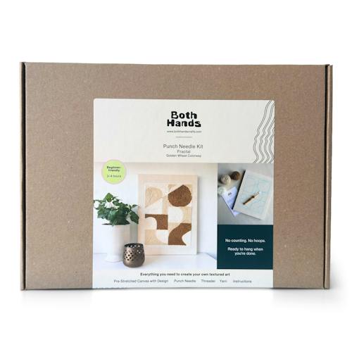 laydown image of Punch Needle Kit - Fractal
