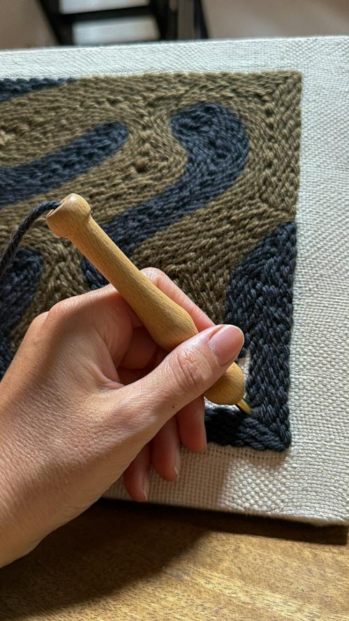 lifestyle image of Punch Needle Kit - Mind Meld