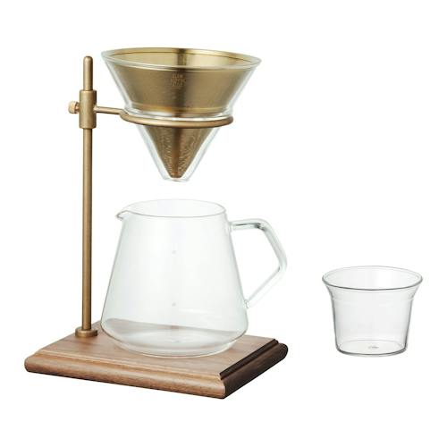 laydown image of SCS-S02 Brewer Stand Set 4 Cups