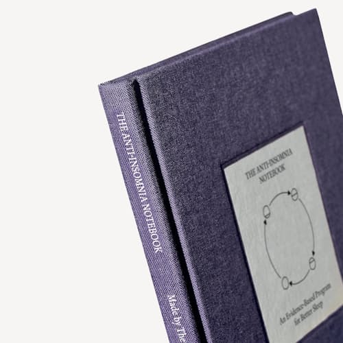 laydown detail image of The Anti-Insomnia Notebook