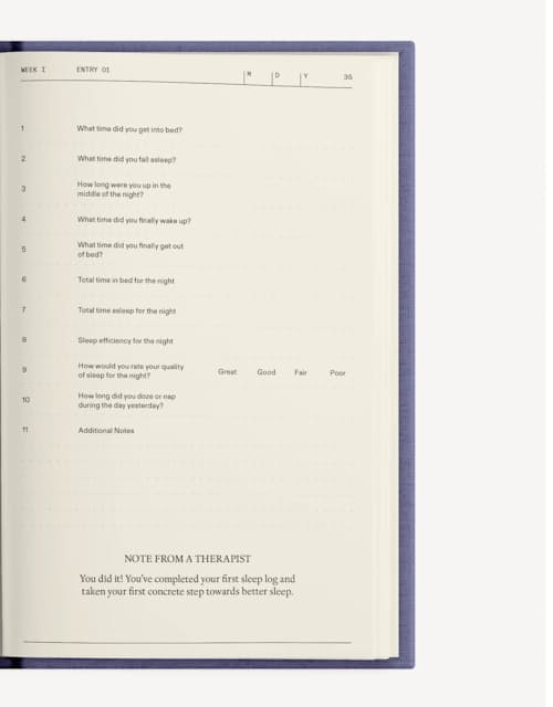 laydown detail image of The Anti-Insomnia Notebook