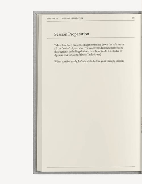 laydown detail image of The Therapy Journal