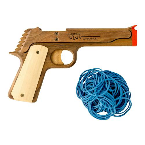 laydown image of Model 1911 Rubber Band Gun