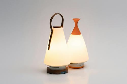 no crop image of Large Design Lantern with Built-In Speaker
