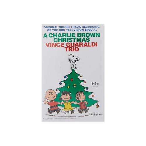 laydown image of Vince Guaraldi Trio, 'A Charlie Brown Christmas' Cassette
