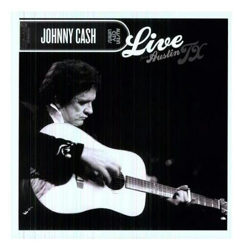 laydown image of Johnny Cash, 'Live From Austin, TX' Cassette