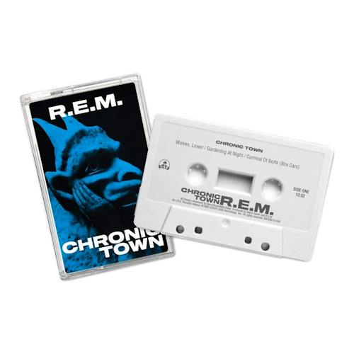 laydown image of R.E.M. - Chronic Town Cassette