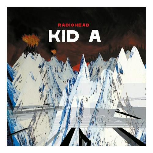 laydown image of Radiohead, 'Kid A' Vinyl