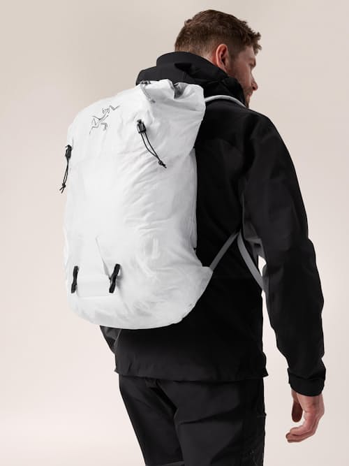 on model image of Alpha SL 30 Backpack