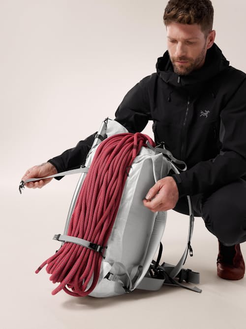 on model image of Alpha SL 30 Backpack