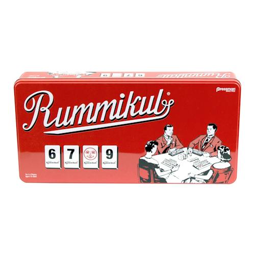 laydown image of Rummikub® in Retro Tin