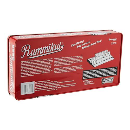 laydown image of Rummikub® in Retro Tin