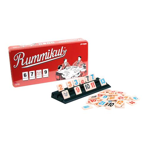 laydown image of Rummikub® in Retro Tin