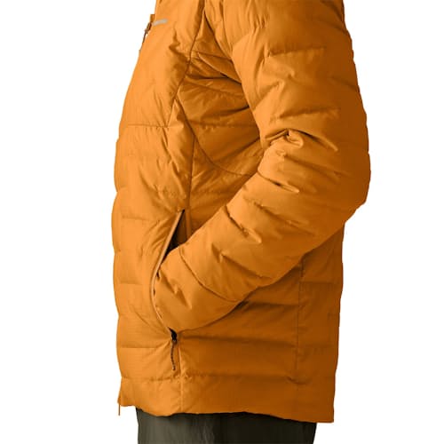on model image of Durable Down Hoody