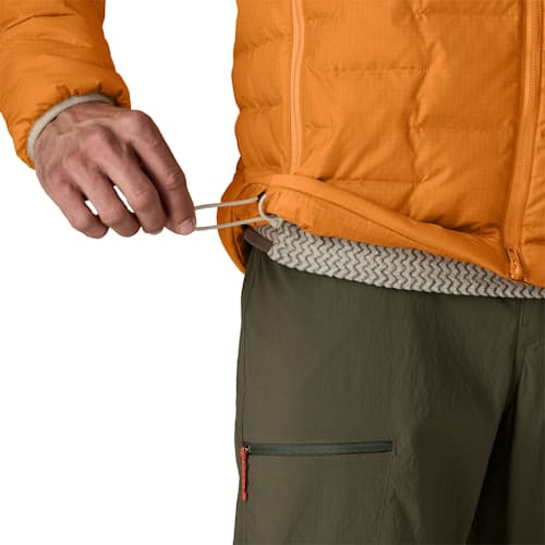 on model image of Durable Down Hoody