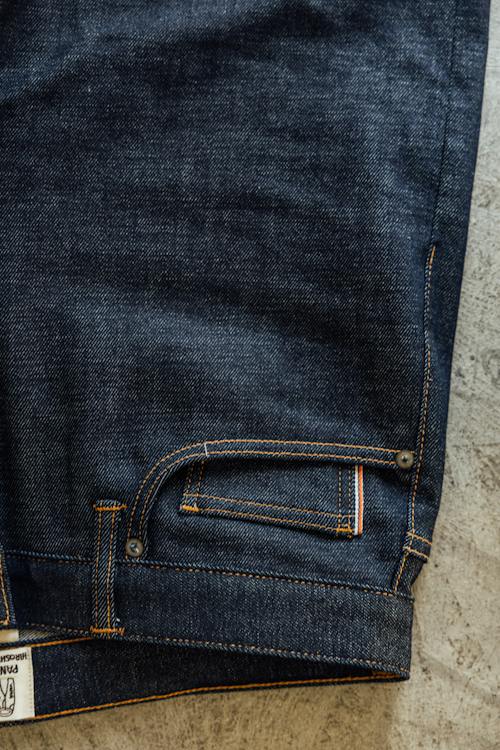 no crop image of The Barrel Straight Stretch Selvedge Denim