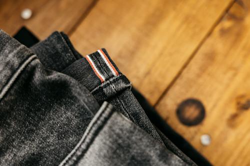 no crop image of The Barrel Straight Stretch Selvedge Denim